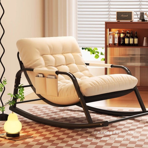 Double Rocking Chair Extra-large Widened Lazy Chair Adult Balcony Home Technology Fabric Rocking Recliner Sitting And Lying Double Rocking Chair Extra-large Widened Lazy Chair Adult Balcony Home Technology Fabric Rocking Recliner Sitting And Lying