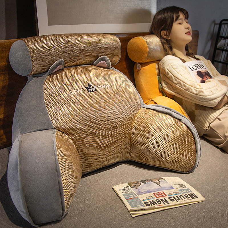 Summer Mat Bed Head Cushion Large Backrest Bed Playing Mobile Phone Soft Bag Pillow Bedroom Sofa Reading Waist Protection Pillow Pillow Summer Mat Bed Head Cushion Large Backrest Bed Playing Mobile Phone Soft Bag Pillow Bedroom Sofa Reading Waist Protection Pillow Pillow