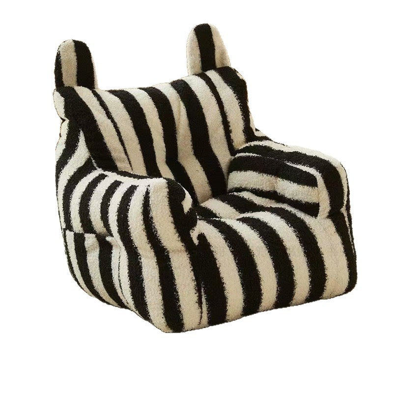 Internet Celebrity Lazy Sofa Children's Sofa Pet Sofa Reading Corner Mini Sofa Cute Cartoon Striped Small Sofa Internet Celebrity Lazy Sofa Children's Sofa Pet Sofa Reading Corner Mini Sofa Cute Cartoon Striped Small Sofa