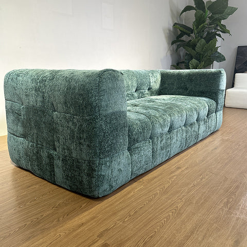 Cross-border Pure Sponge Vacuum Compressed Sofa Cotton Candy Household Small Apartment Italian Style Internet Celebrant Straight Row Skeleton-free Sofa