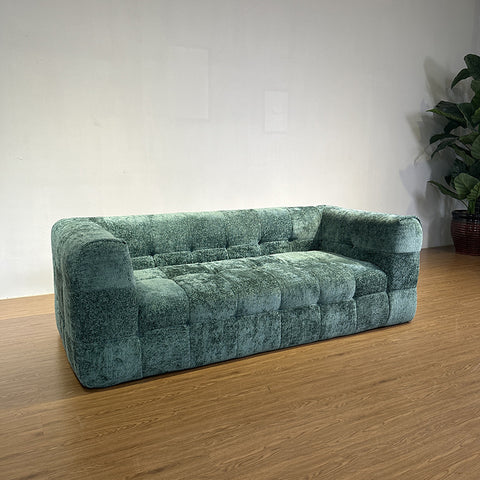 Cross-border Pure Sponge Vacuum Compressed Sofa Cotton Candy Household Small Apartment Italian Style Internet Celebrant Straight Row Skeleton-free Sofa