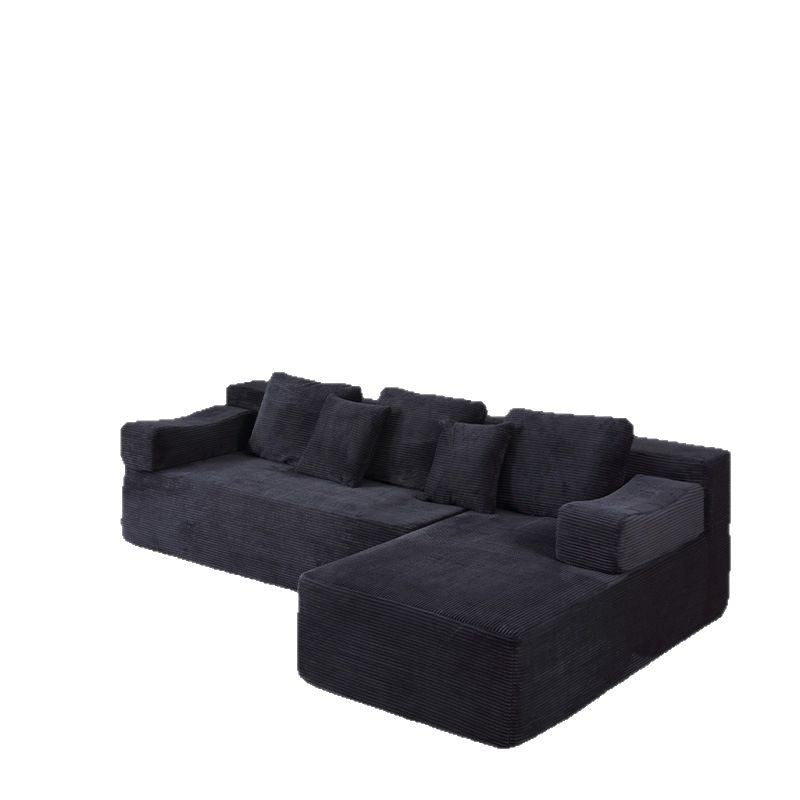 Foreign Trade Italian High Density Sponge Compression Sofa Small Apartment Combination Lazy Concubine Sofa Bed Living Room Sofa