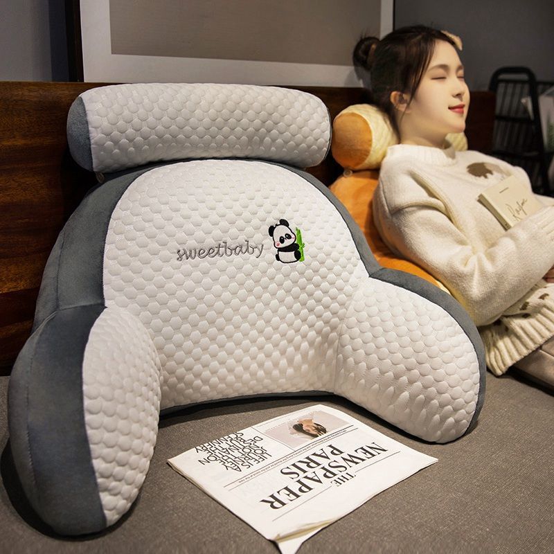Ice Bean Bedside Cushion Office Waist Protection Waist Sleeping Pillow Sofa Cushion Lunch Break Sleeping Pillow Dormitory Pillow
